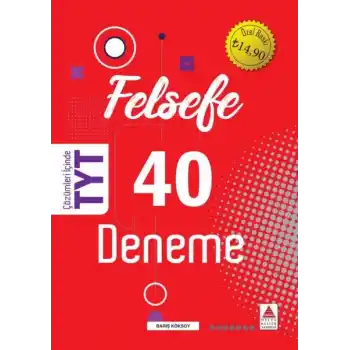 Delta Kültür TYT Felsefe 40 Deneme (Yeni)