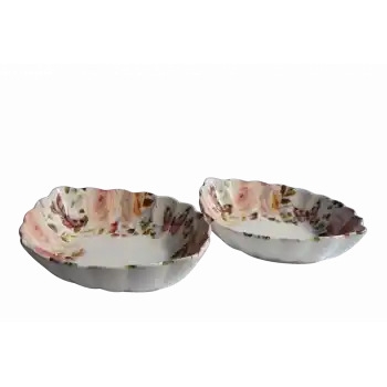 Dijital Desenli Oval Salata Kasesi 30cm 27cm