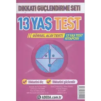 Dikkati Güçlendirme Seti 13 Yaş Test