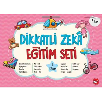 Dikkatli Zeka Eğitim Seti 1. Kitap 3