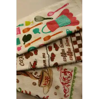 Durul 30X50 Baskılı 3Lü Havlu