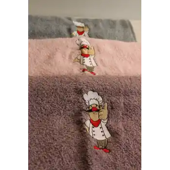 Durul 30X50 Merve Nakışlı 3Lü Havlu