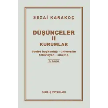 Düşünceler 2 - Kurumlar