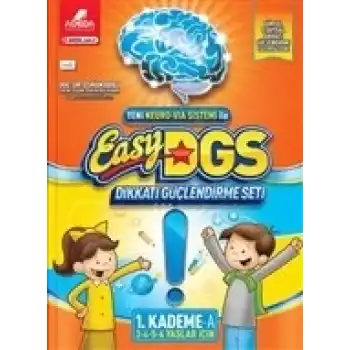EASY Dikkati Güçlendirme Seti 3-6 yaş A Kitapçığı