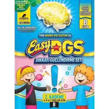 EASY Dikkati Güçlendirme Seti 4-7 yaş B Kitapçığı