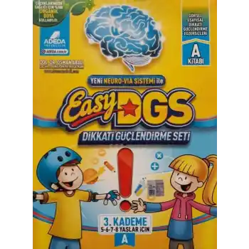 EASY Dikkati Güçlendirme Seti 5-8 yaş A Kitapçığı