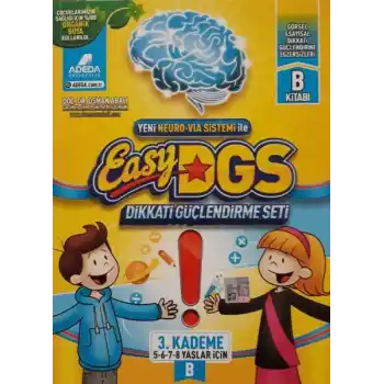 EASY Dikkati Güçlendirme Seti 5-8 yaş B Kitapçığı