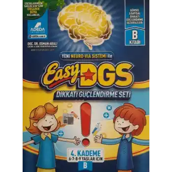 EASY Dikkati Güçlendirme Seti 6-9 yaş B Kitapçığı
