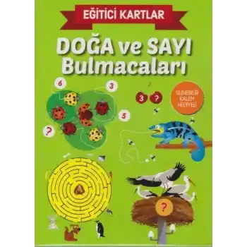 Eğitici Kartlar Doğa ve Sayı Bulmacaları