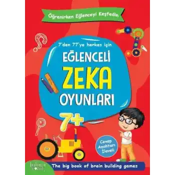 Eğlenceli Zeka Oyunları - Kırmızı Kitap - Öğrenirken Eğlenceyi Keşfedin