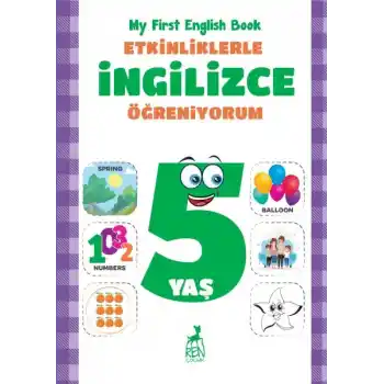 Etkinliklerle İngilizce Öğreniyorum 5 Yaş - My First English Book