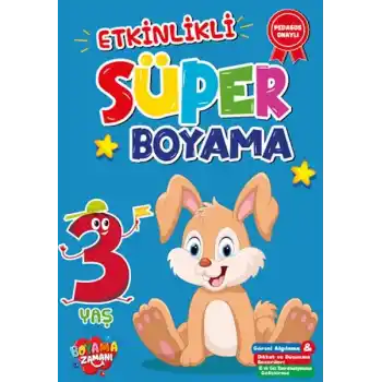 Etkinlikli Süper Boyama 3 Yaş