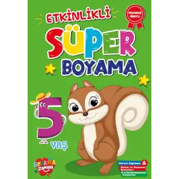 Etkinlikli Süper Boyama 5 Yaş