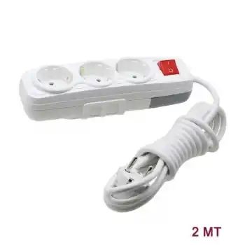 Far 3lü Anahtarlı Grup Priz 2 Metre