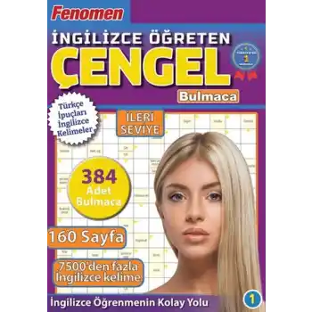Fenomen İngilizce Öğreten Çengel Bulmaca İleri Seviye