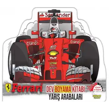 Ferrari Dev Boyama Yarış Arabaları