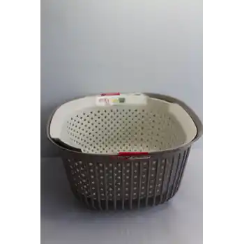 Folylife Linea Süzgeçli Kare Badya 4lt