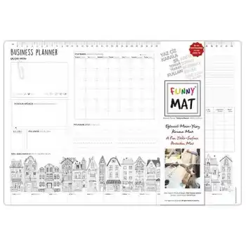 Funny Mat - Çalışma Masam (Business Planer - Küçük Boy) - 33,5x48cm
