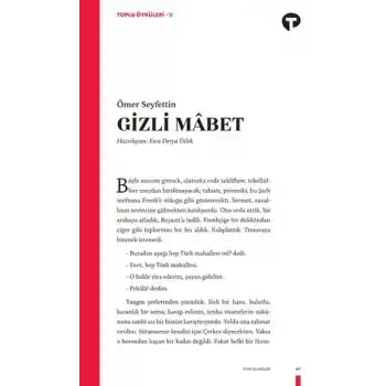 Gizli Mabet - Toplu Öyküleri 2