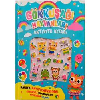 Gökkuşağı Hayvanları Aktivite Kitabı