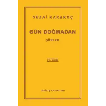 Gün Doğmadan