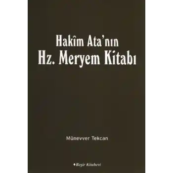 Hakim Atanın Hz. Meryem Kitabı