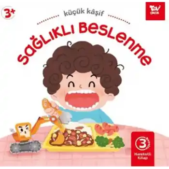 Hareketli Kitap 3d Küçük Kaşif Sağlıklı Beslenme