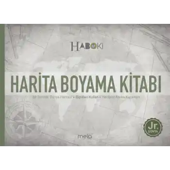 Harita Boyama Kitabı 20 Tematik Dünya Haritası