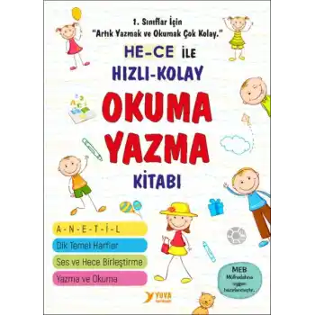 Hece ile Hızlı Kolay Okuma Yazma Kitabı