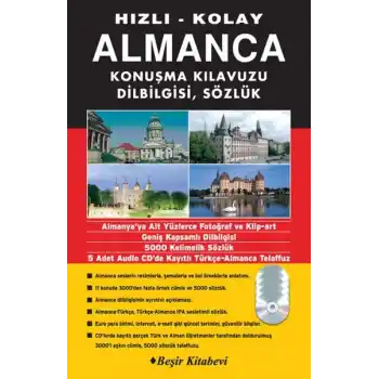 Hızlı Kolay Almanca Konuşma Kılavuzun Dilbilgisi Sözlük Karekodlu