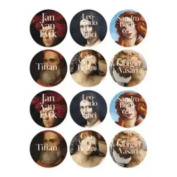 İkonik Tablolar Sticker (12li)