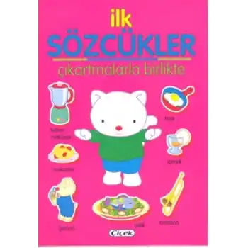 İlk Sözcükler - Çıkartmalarla Birlikte Pembe