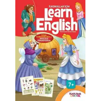 İlkokullar İçin Learn English - Kırmızı