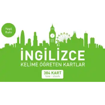 İngilizce Kelime Öğreten Kartlar Yeşil Kutu