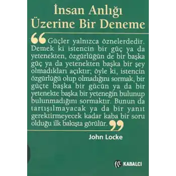 İnsan Anlığı Üzerine Bir Deneme