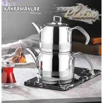 Kahramanlar Enza Platin Mega Çaydanlık 1023P