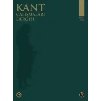 Kant Çalışmaları Dergisi Sayı 2