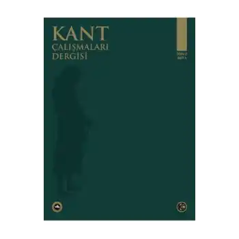 Kant Çalışmaları Dergisi Sayı 4