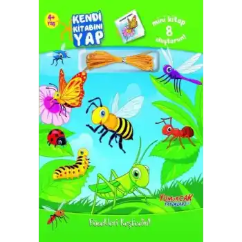 Kendi Kitabını Yap - Böcekleri Keşfedin 4+ Yaş