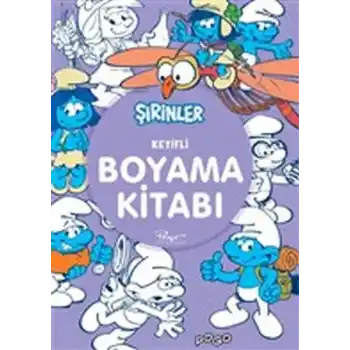 Keyifli Boyama Kitabı - Şirinler