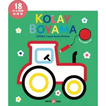 Kolay Boyama Çiflikte Yaşam Resim Kitabım