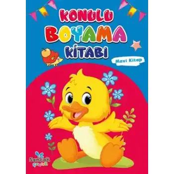 Konulu Boyama Kitabı - Mavi Kitap