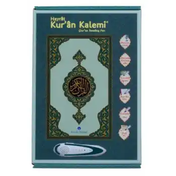 Kuran Okuyan Kalem Seti (Yeşil, Orta Boy, Karton Kutulu)