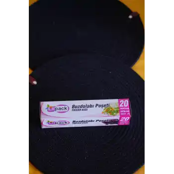 Liipack Büyük Boy 20li Buzdolabı Poşeti 30x45cm