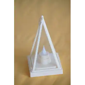 Lotus Dekoratif Sarı Ledli Mum