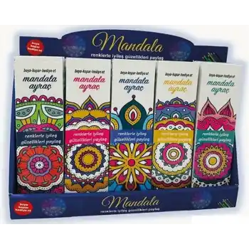 Mandala Ayraç - 30 Adetli Stand