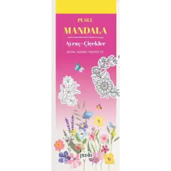 Mandala Ayraç - Çiçekler