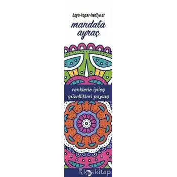 Mandala Ayraç Lacivert