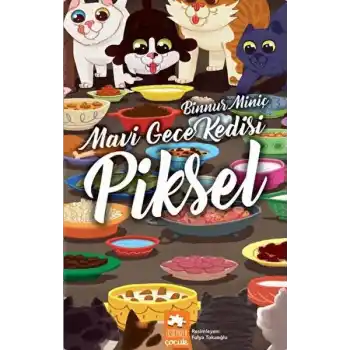 Mavi Gece Kedisi Piksel (Yeni Baskı)