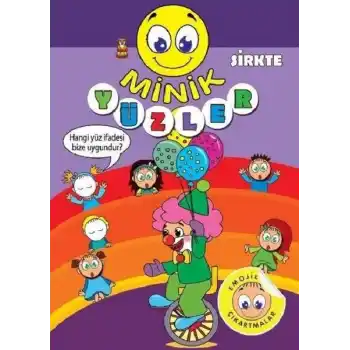 Minik Yüzler - Sirkte - Emojilerle Çıkartmalar